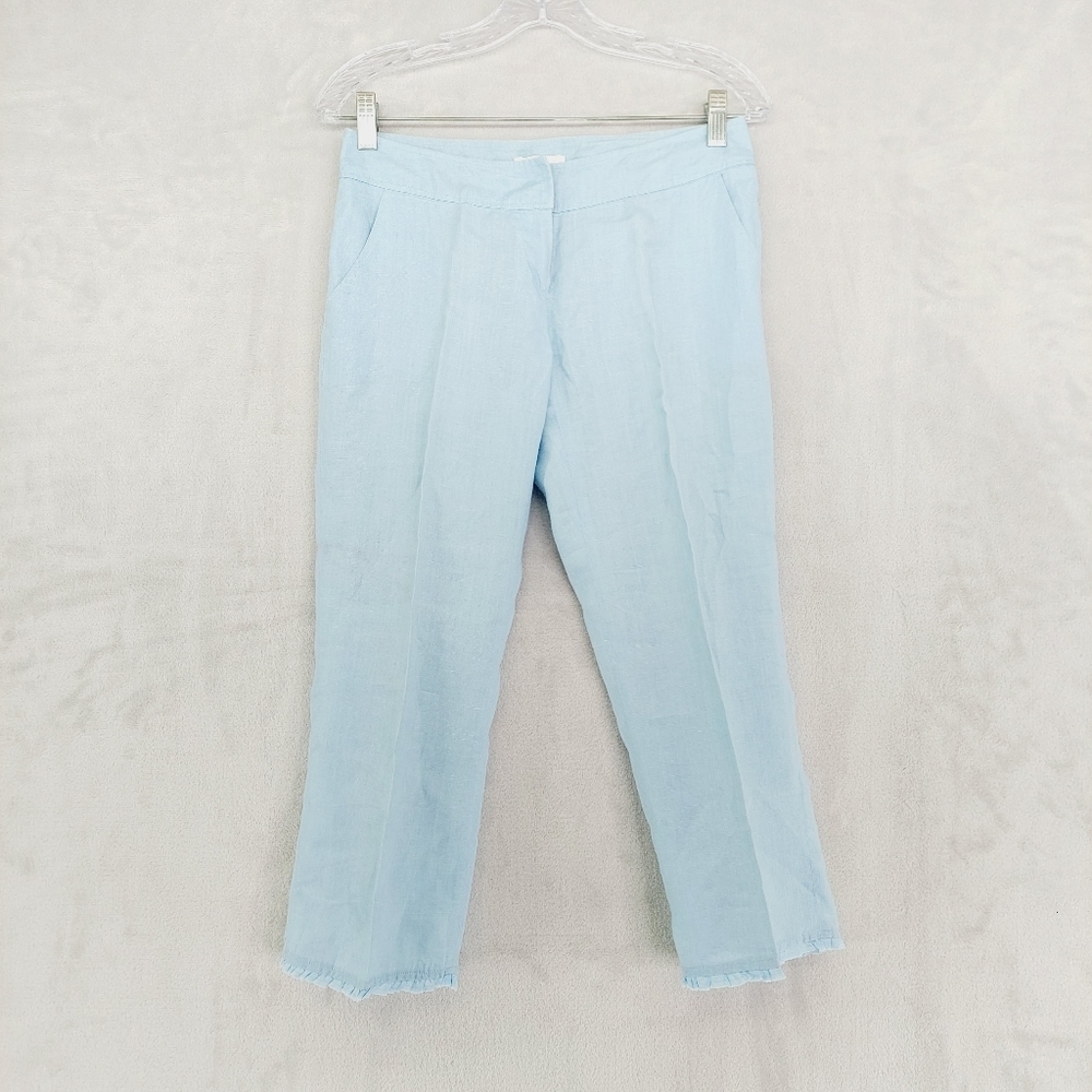 Promod Light Blue Distress Trim Lightweight Pants P6497